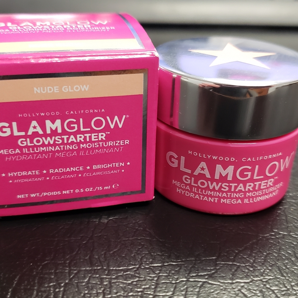 GLAMGLOW BUNDLE Glowstarter illuminating mousturizer and Powermud dual cleanse